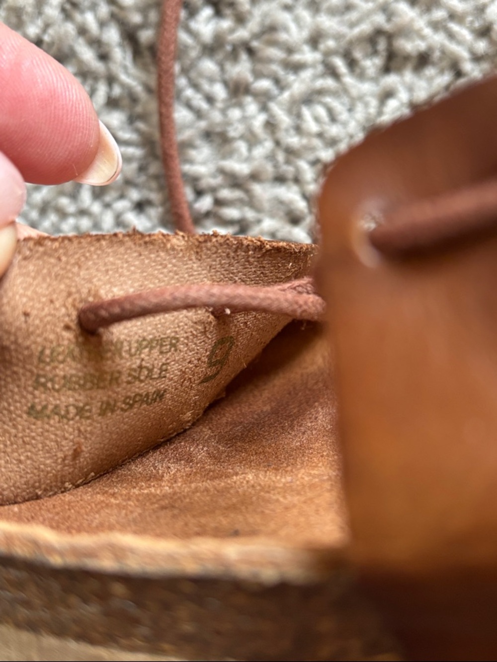 Yokono brown leather lace-up gladiator sandals - Picture 11 of 13
